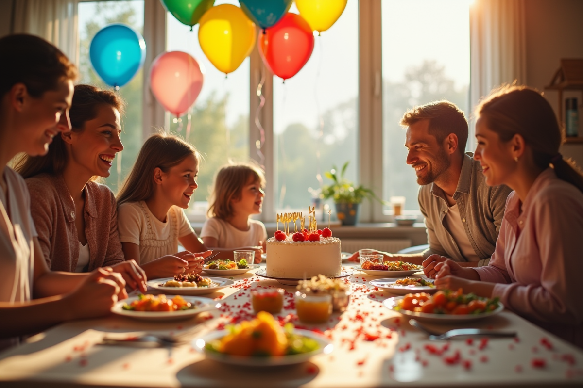 Idées de repas pour réussir un anniversaire surprise