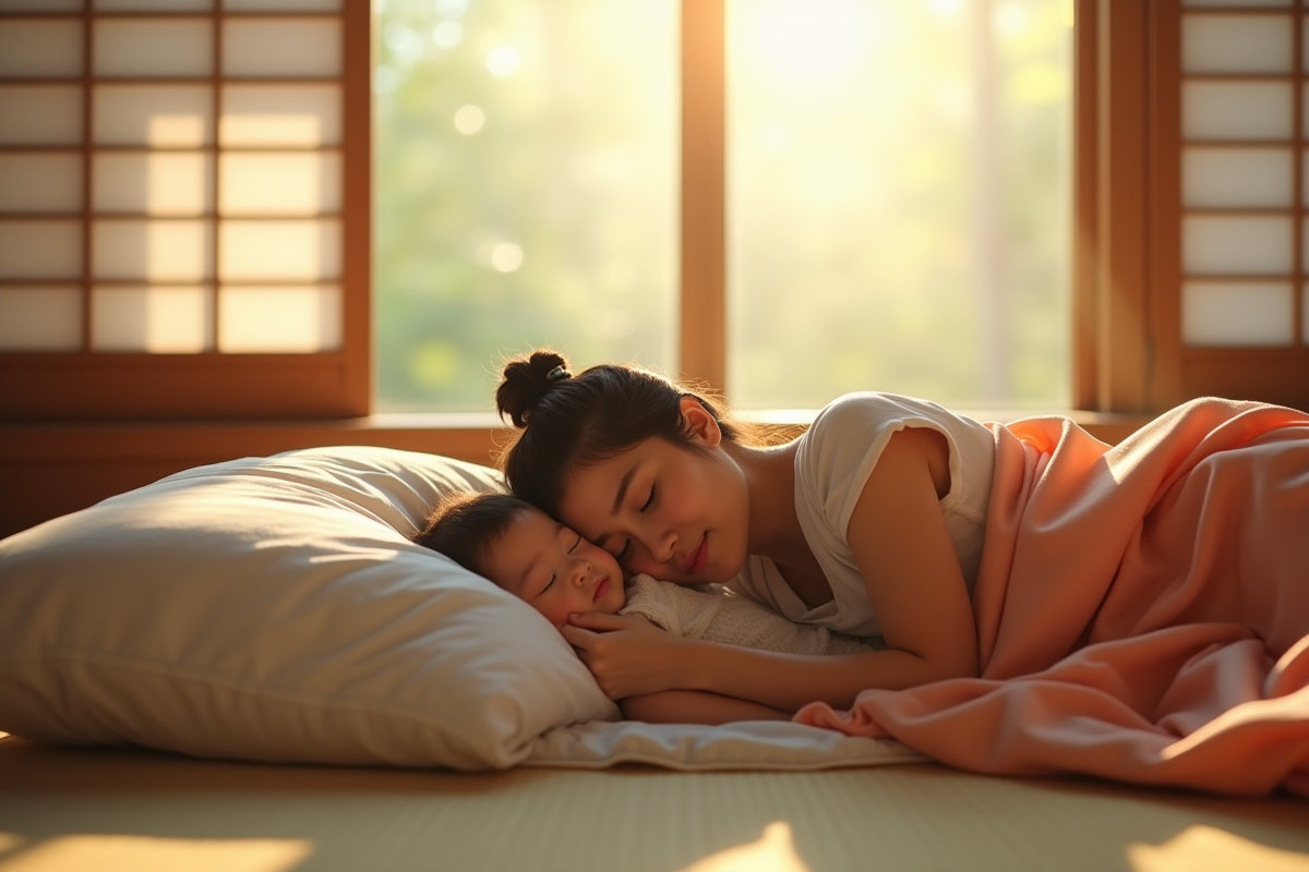 Les mamans japonaises et la pratique du co-dodo avec leurs enfants